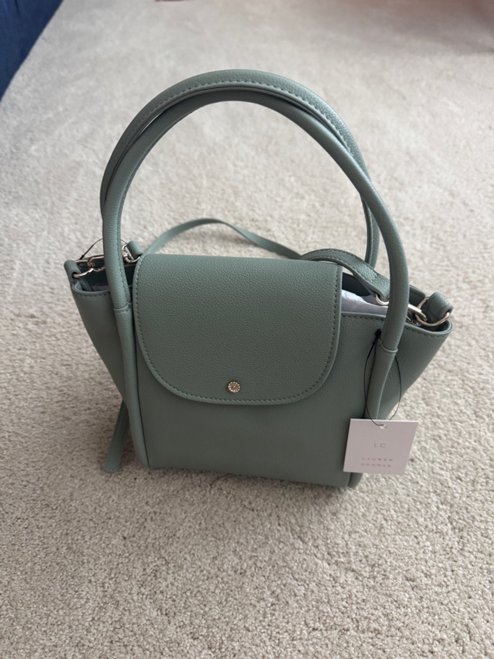 LC Lauren Conrad Mint Green Satchel
